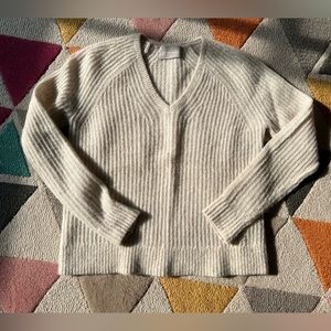 Everlane Light Grey Alpaca Sweater